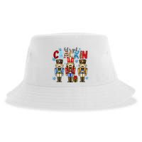 Let's Get This Party Crackin Nutcracker Christmas Pajamas Sustainable Bucket Hat