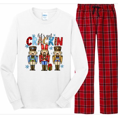 Let's Get This Party Crackin Nutcracker Christmas Pajamas Long Sleeve Pajama Set