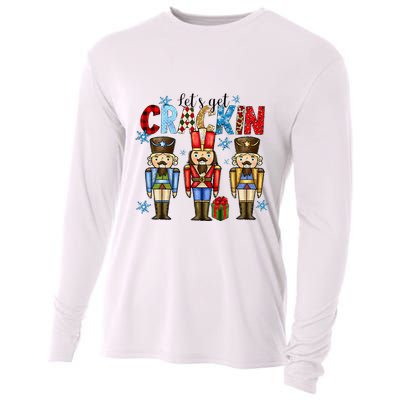 Let's Get This Party Crackin Nutcracker Christmas Pajamas Cooling Performance Long Sleeve Crew