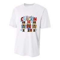Let's Get This Party Crackin Nutcracker Christmas Pajamas Youth Performance Sprint T-Shirt