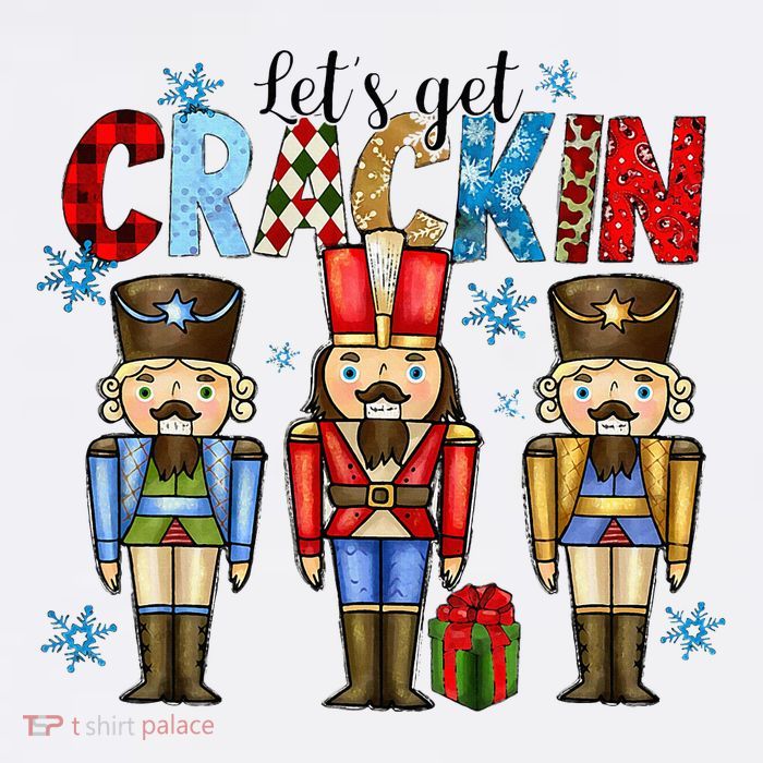Let's Get This Party Crackin Nutcracker Christmas Pajamas Youth Performance Sprint T-Shirt