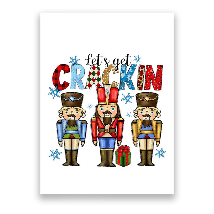Let's Get This Party Crackin Nutcracker Christmas Pajamas Poster