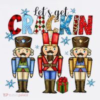 Let's Get This Party Crackin Nutcracker Christmas Pajamas Premium T-Shirt