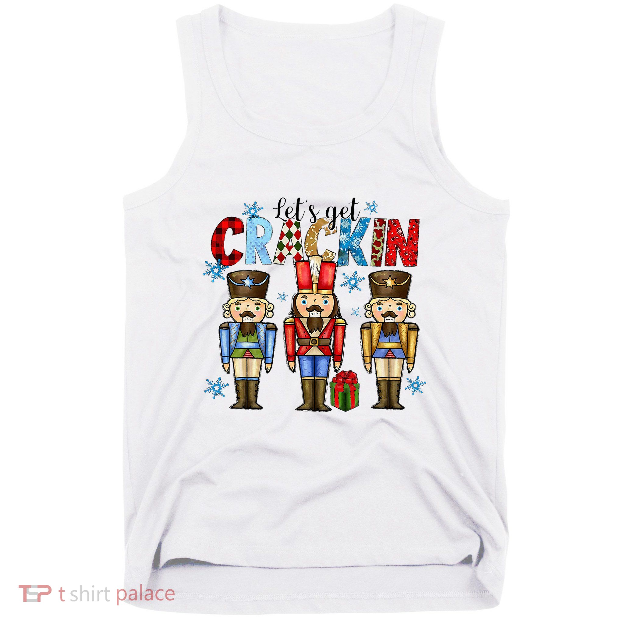 Let's Get This Party Crackin Nutcracker Christmas Pajamas Tank Top