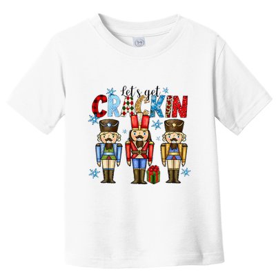 Let's Get This Party Crackin Nutcracker Christmas Pajamas Toddler T-Shirt