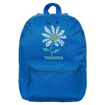 Lifeis Good Teacher Humor Courage Openness Fun Love Gift 16 in Basic Backpack