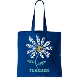 Lifeis Good Teacher Humor Courage Openness Fun Love Gift Tote Bag