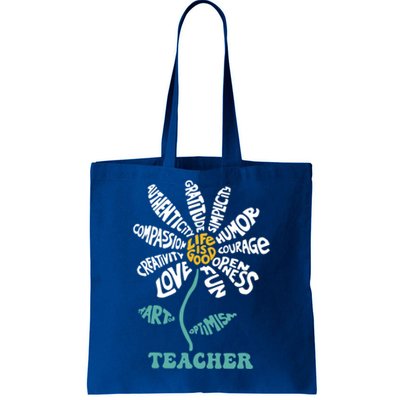 Lifeis Good Teacher Humor Courage Openness Fun Love Gift Tote Bag