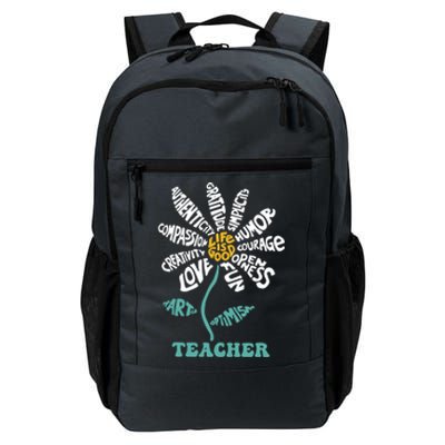 Lifeis Good Teacher Humor Courage Openness Fun Love Gift Daily Commute Backpack