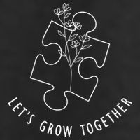 Let's Grow Together Autism Awareness 11oz C Handle Ceramic Mug