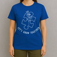 Let's Grow Together Autism Awareness T-Shirt