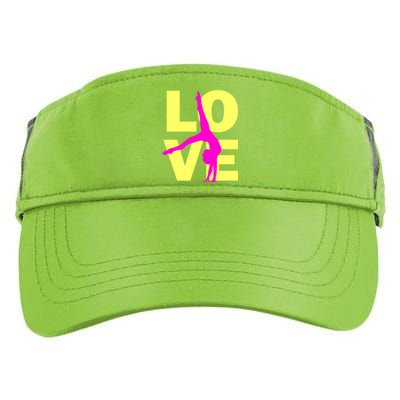 Love Gymnastics Teen Gift Adult Drive Performance Visor