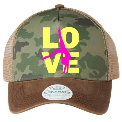 Love Gymnastics Teen Gift Legacy Tie Dye Trucker Hat