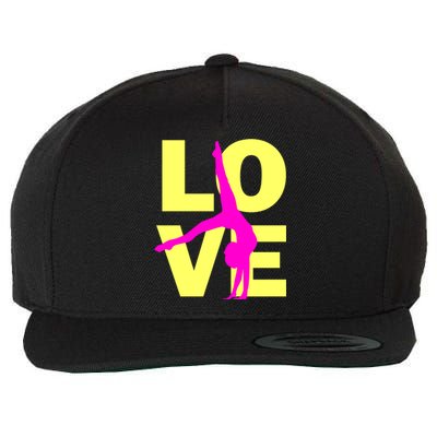 Love Gymnastics Teen Gift Wool Snapback Cap