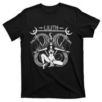 Lilith Goddess Tarot Card Book Of Shadows T-Shirt