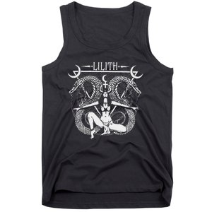 Lilith Goddess Tarot Card Book Of Shadows Tank Top