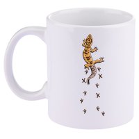 Leopard Gecko Tracks Lizard Lover Gift Meaningful Gift 11oz C Handle Ceramic Mug