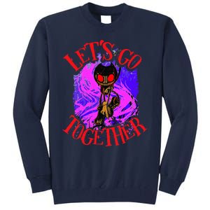 Lets Go Together B.E.N.D.Y Horror Halloween Tall Sweatshirt