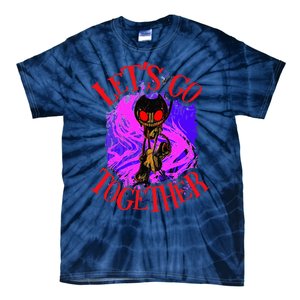 Lets Go Together B.E.N.D.Y Horror Halloween Tie-Dye T-Shirt