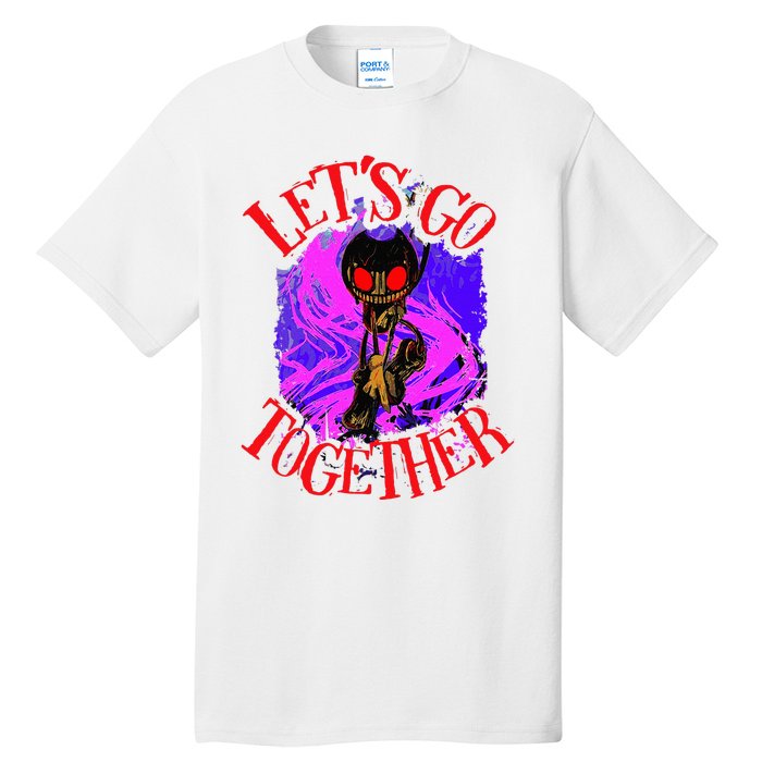 Lets Go Together B.E.N.D.Y Horror Halloween Tall T-Shirt