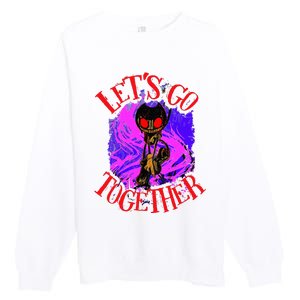 Lets Go Together B.E.N.D.Y Horror Halloween Premium Crewneck Sweatshirt