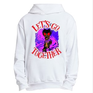 Lets Go Together B.E.N.D.Y Horror Halloween Urban Pullover Hoodie