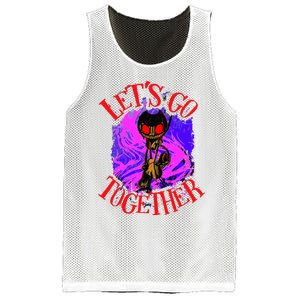 Lets Go Together B.E.N.D.Y Horror Halloween Mesh Reversible Basketball Jersey Tank