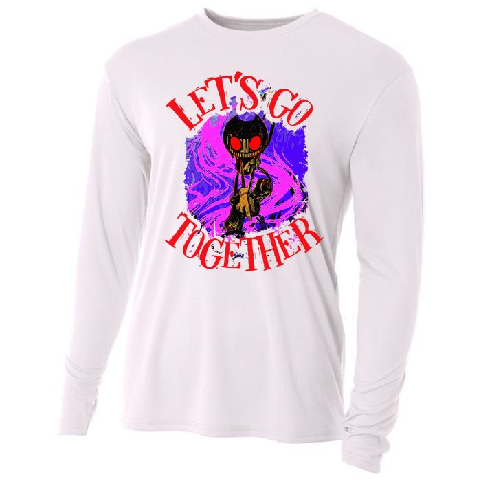 Lets Go Together B.E.N.D.Y Horror Halloween Cooling Performance Long Sleeve Crew