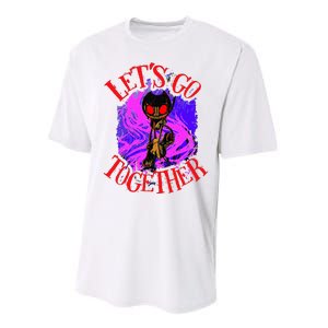 Lets Go Together B.E.N.D.Y Horror Halloween Performance Sprint T-Shirt