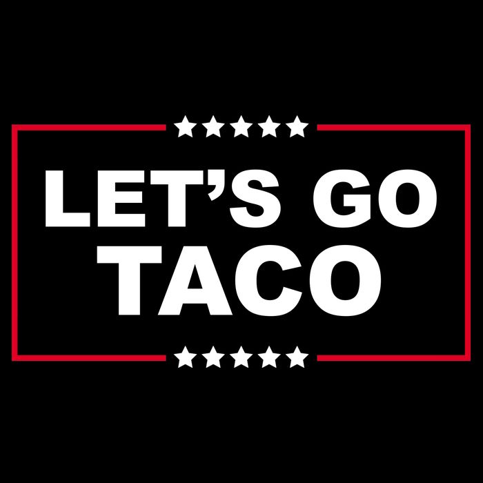 Lets Go Taco Funny Donald Trump Backpack