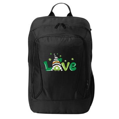 Love Gnome Teacher Squad St. Patrick's Day City Backpack