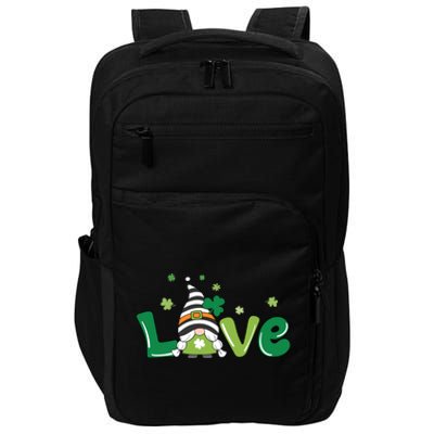 Love Gnome Teacher Squad St. Patrick's Day Impact Tech Backpack