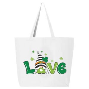 Love Gnome Teacher Squad St. Patrick's Day 25L Jumbo Tote