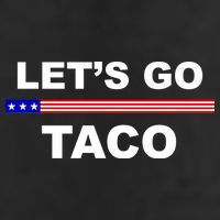 Let's Go Taco Funny Trump Always Chickens Out 25L Jumbo Tote