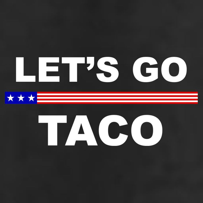 Let's Go Taco Funny Trump Always Chickens Out 25L Jumbo Tote