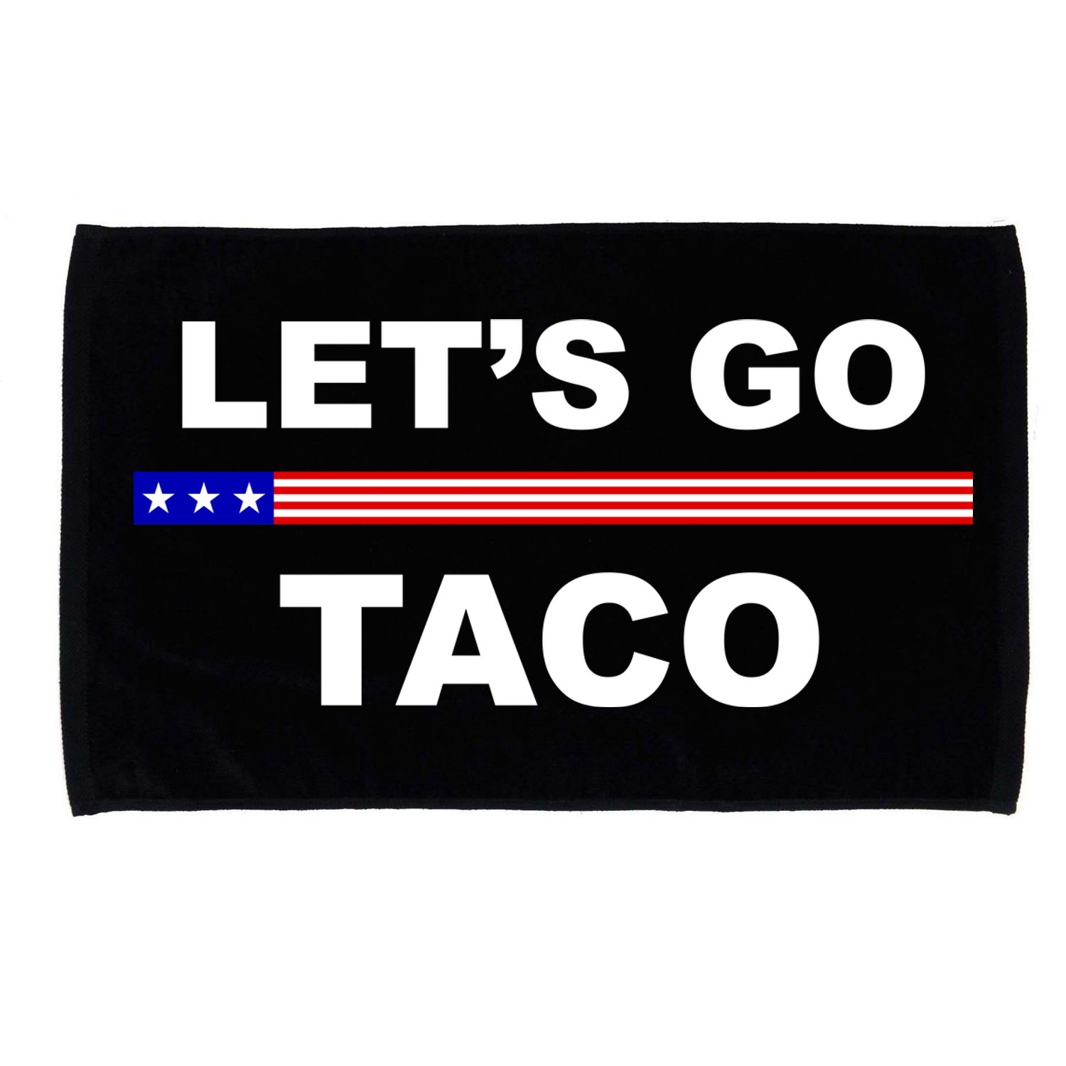 Let's Go Taco Funny Trump Always Chickens Out Microfiber Hand Towel