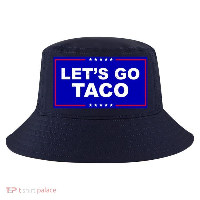 Let's Go Taco Trump Distressed Cool Comfort Performance Bucket Hat