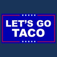 Let's Go Taco Trump Distressed Cooling Performance Crew T-Shirt