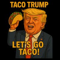 Lets Go Taco Trump Baby Bodysuit