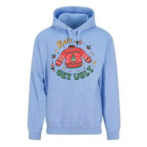 Lets Get Ugly Funny Christmas Unisex Surf Hoodie