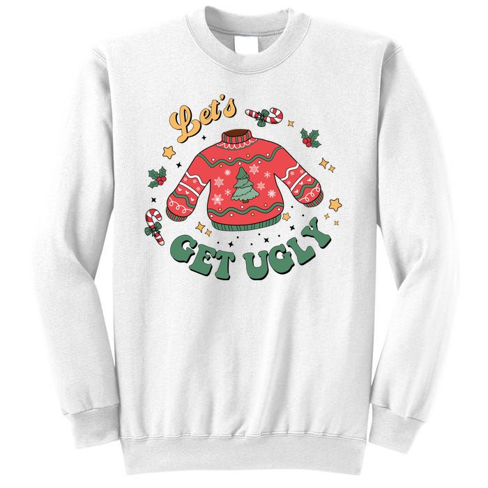 Lets Get Ugly Funny Christmas Sweatshirt