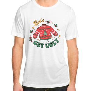 Lets Get Ugly Funny Christmas Adult ChromaSoft Performance T-Shirt