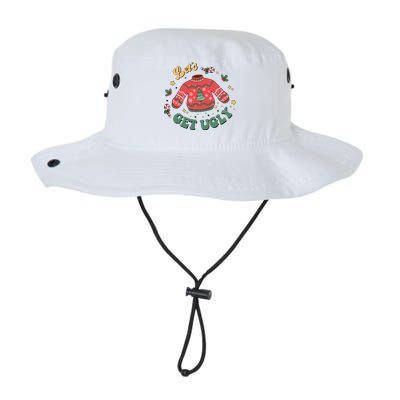 Lets Get Ugly Funny Christmas Bucket Hat