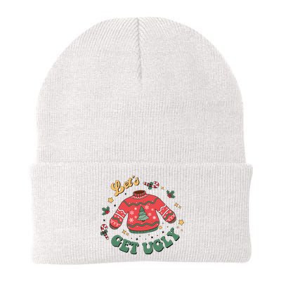 Lets Get Ugly Funny Christmas Beanie
