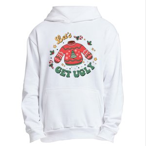 Lets Get Ugly Funny Christmas Urban Pullover Hoodie