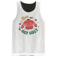 Lets Get Ugly Funny Christmas Mesh Reversible Basketball Jersey Tank