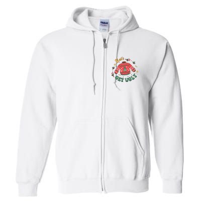 Lets Get Ugly Funny Christmas Full Zip Hoodie