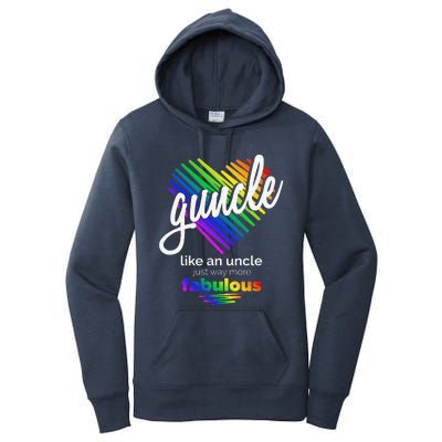 Lgbt Gay Uncle Guncle; Funny Uncle Women's Pullover Hoodie