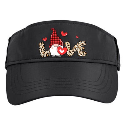 Love Gnome Valentines Day Adult Drive Performance Visor