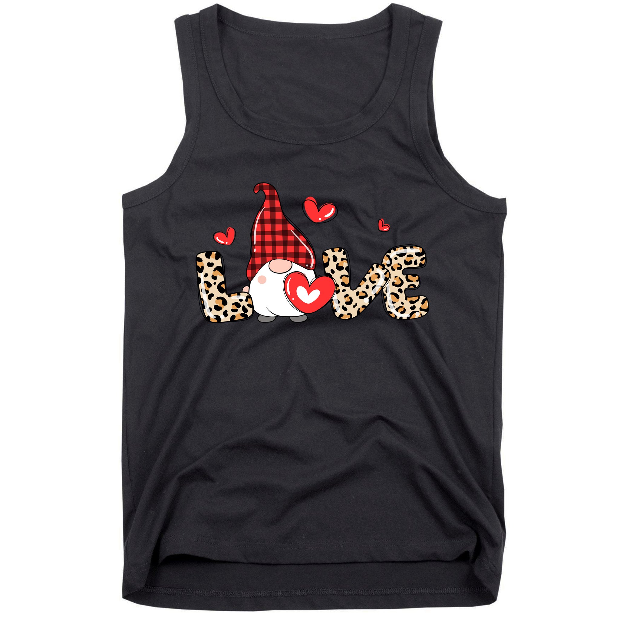 Love Gnome Valentines Day Tank Top